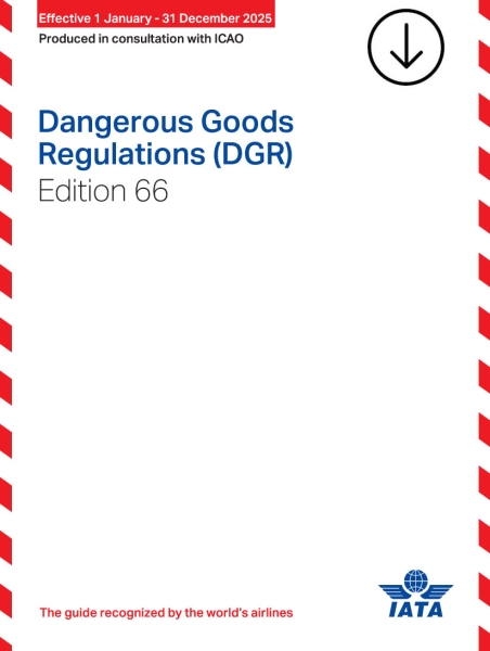 2025: IATA-DGR (EN), 66. Auflage, Digital