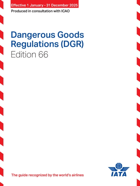 2025: IATA-DGR (EN), 66. Auflage, Buch