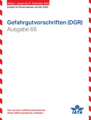 2025: IATA-DGR (DE), 66. Auflage, Buch