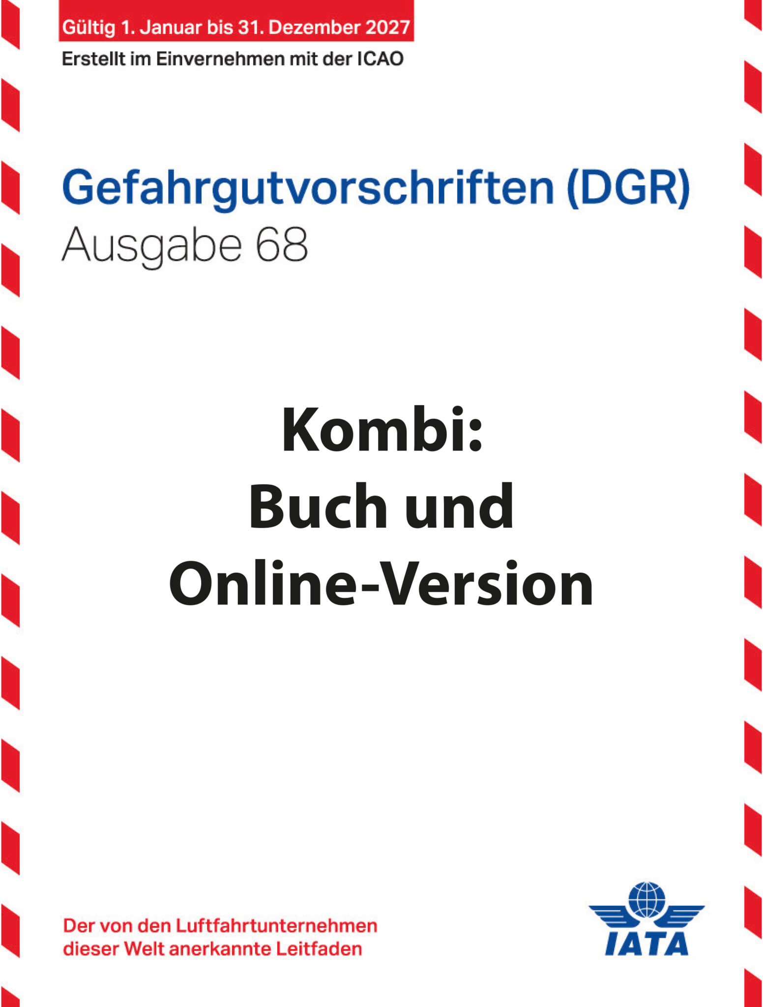 2027: IATA-DGR (DE), 68. Auflage, Combo