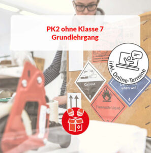 Grundlehrgang Luft: Verpacker (PK 2) ohne radioaktive Stoffe (Klasse 7)